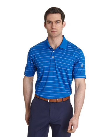 Pdraig Harrington Mesh Stripe Polo Shirt